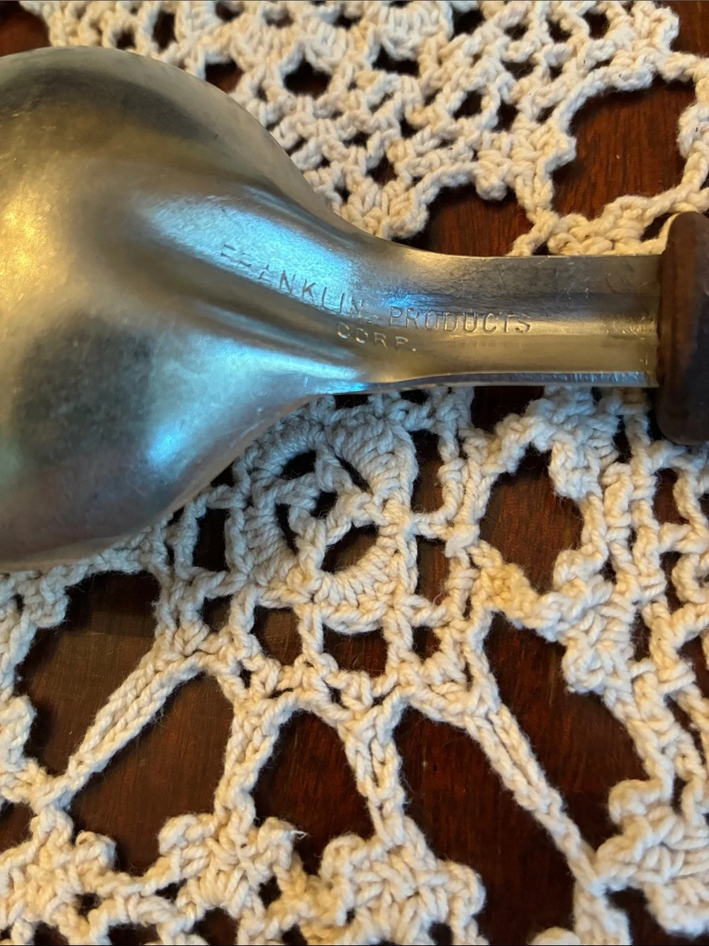 Vintage Ice Cream Scoop Spade wood Retro Kitchen metal Stainless Serving Spoon